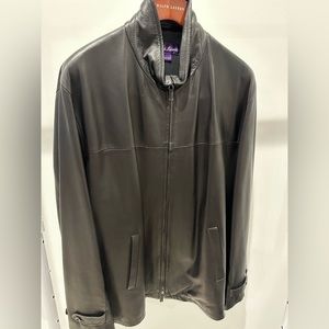 Men’s Ralph Lauren Purple Label XL Lambskin jacket